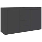 Sideboard Grey 120x36x69 cm Engineered Wood