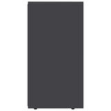 Sideboard Grey 120x36x69 cm Engineered Wood - Close-Up Angle