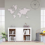 Sideboard High Gloss White 120x36x69 cm Engineered Wood - Side View