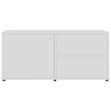 TV Cabinet White 80x34x36 cm Engineered Wood