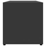 TV Cabinet Grey 80x34x36 cm Engineered Wood - Low Angle