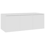 TV Cabinet White 80x34x30 cm Engineered Wood