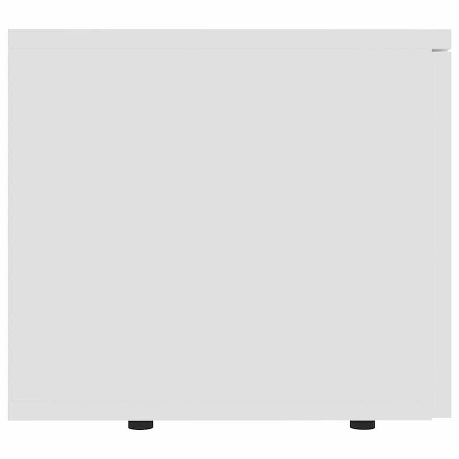 TV Cabinet White 80x34x30 cm Engineered Wood