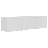 TV Cabinet White 120x34x30 cm Engineered Wood
