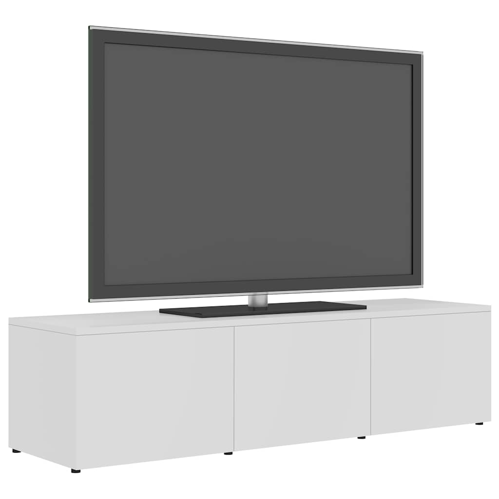TV Cabinet White 120x34x30 cm Engineered Wood
