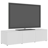 TV Cabinet White 120x34x30 cm Engineered Wood