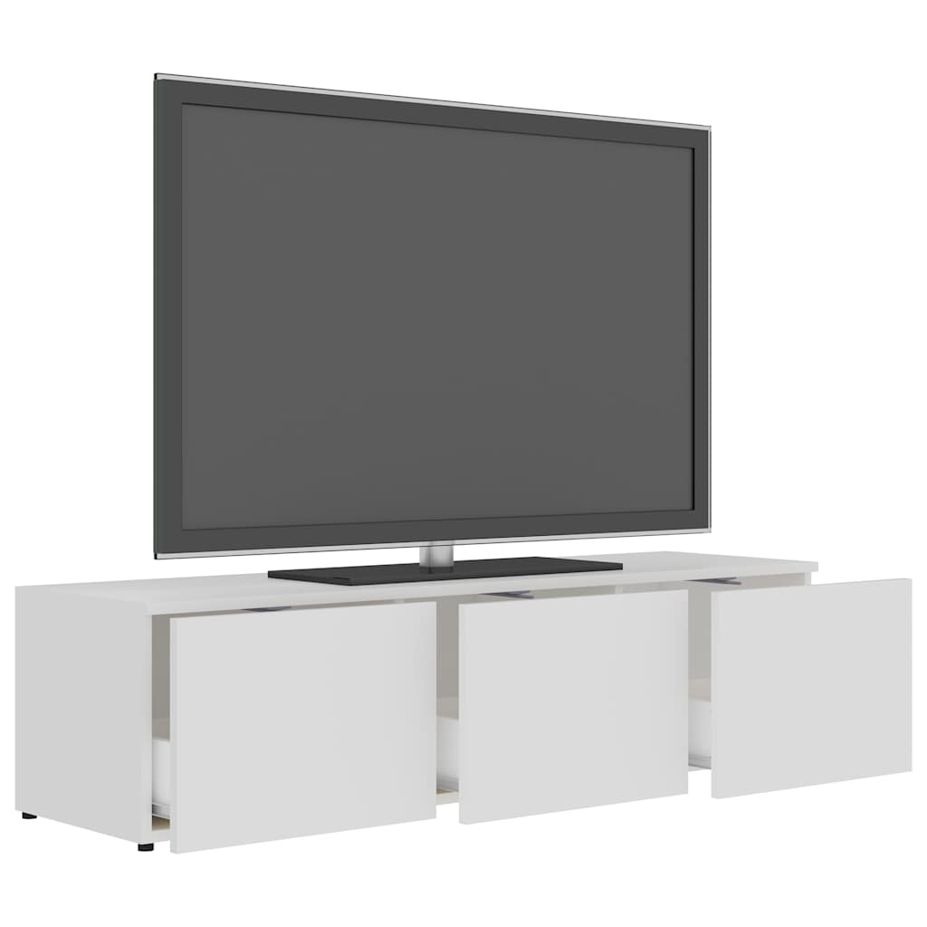 TV Cabinet White 120x34x30 cm Engineered Wood