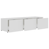 TV Cabinet White 120x34x30 cm Engineered Wood