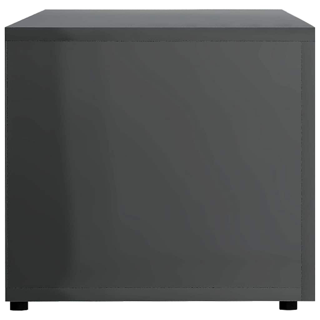 TV Cabinet High Gloss Grey 120x34x30 cm Engineered Wood