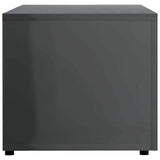 TV Cabinet High Gloss Grey 120x34x30 cm Engineered Wood
