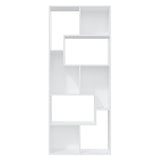 Book Cabinet White 67x24x161 cm Engineered Wood - Close-Up Angle