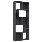 Book Cabinet Grey 67x24x161 cm Engineered Wood