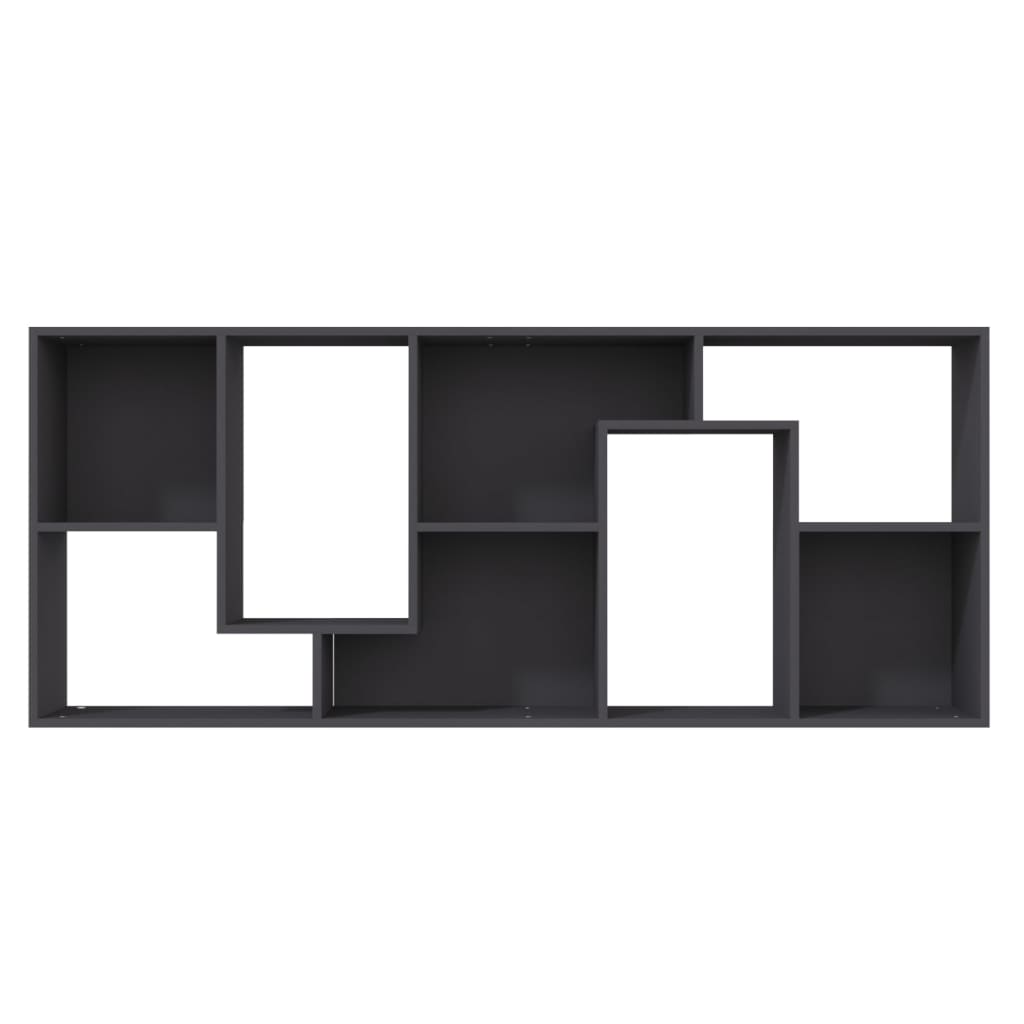 Book Cabinet Grey 67x24x161 cm Engineered Wood
