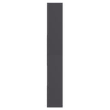 Book Cabinet Grey 67x24x161 cm Engineered Wood