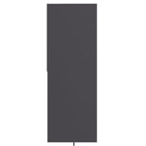 Book Cabinet Grey 67x24x161 cm Engineered Wood