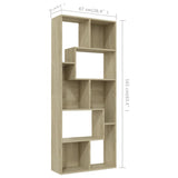 Book Cabinet Sonoma Oak 67x24x161 cm Engineered Wood - Extra Image