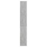 Book Cabinet Concrete Grey 67x24x161 cm Engineered Wood