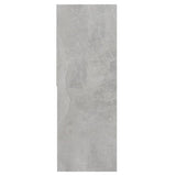 Book Cabinet Concrete Grey 67x24x161 cm Engineered Wood