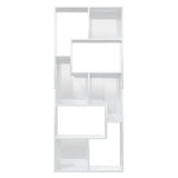 Book Cabinet High Gloss White 67x24x161 cm Engineered Wood