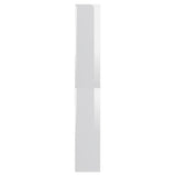 Book Cabinet High Gloss White 67x24x161 cm Engineered Wood - Extra Image