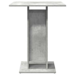 Bistro Table Concrete Grey 60x60x75 cm Engineered Wood