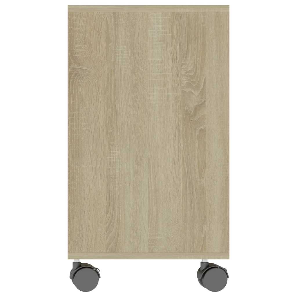 Side Table Sonoma Oak 70x35x60.5 cm Engineered Wood
