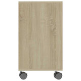 Side Table Sonoma Oak 70x35x60.5 cm Engineered Wood