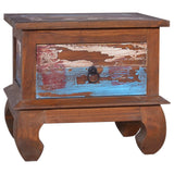 Bedside Cabinet 45x35x40 cm Reclaimed Teak Wood - Extra Image