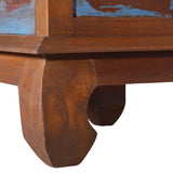 Bedside Cabinet 45x35x40 cm Reclaimed Teak Wood - Low Angle