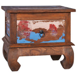 Bedside Cabinet 45x35x40 cm Reclaimed Teak Wood - Extra Image