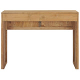 Console Table 100x35x75 cm Solid Teak Wood - Side View