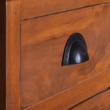 Bedside Cabinet 40x35x60 cm Solid Teak Wood - Close-Up Angle
