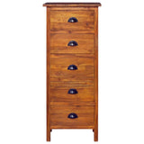 Sideboard 45x35x110 cm Solid Teak Wood - Side View