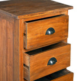 Sideboard 45x35x110 cm Solid Teak Wood - Rear View