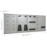 Workbench with Four Wall Panels and Two Cabinets - 45-Degree Angle