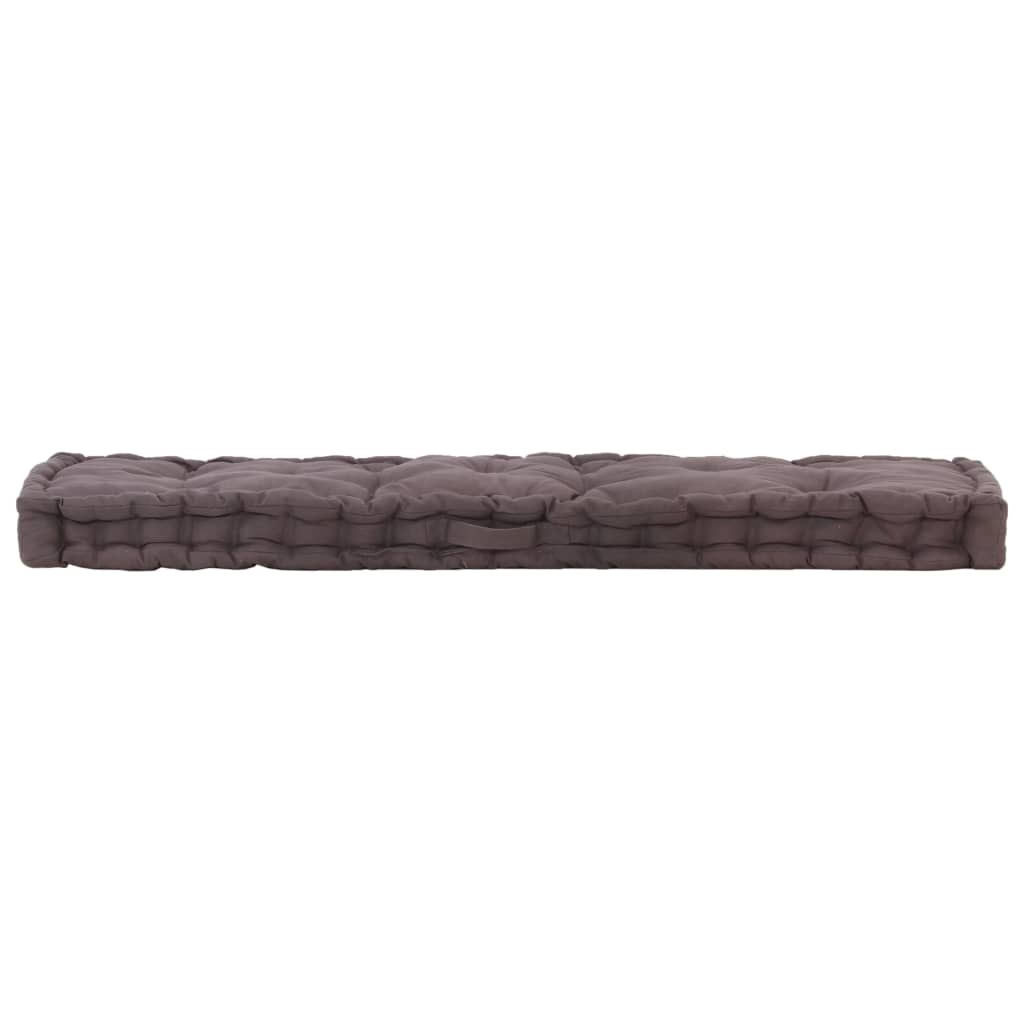Pallet Floor Cushions 2 pcs Cotton Anthracite