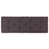 Pallet Floor Cushions 2 pcs Cotton Anthracite