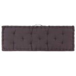 Pallet Floor Cushions 2 pcs Cotton Anthracite