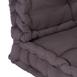 Pallet Floor Cushions 2 pcs Cotton Anthracite - Extra Image