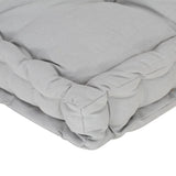 Pallet Floor Cushions 2 pcs Cotton Grey - Extra Image
