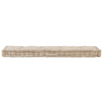 Pallet Floor Cushions 2 pcs Cotton Beige