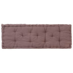 Pallet Floor Cushions 2 pcs Cotton Taupe