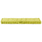 Pallet Floor Cushions 2 pcs Cotton Green