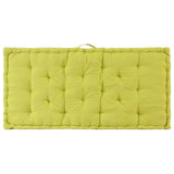 Pallet Floor Cushions 2 pcs Cotton Green