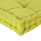 Pallet Floor Cushions 2 pcs Cotton Green