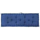 Pallet Floor Cushions 2 pcs Cotton Light Blue