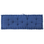 Pallet Floor Cushions 2 pcs Cotton Light Blue