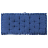 Pallet Floor Cushions 2 pcs Cotton Light Blue