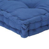 Pallet Floor Cushions 2 pcs Cotton Light Blue - Extra Image