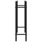 Wine Rack for 48 Bottles Black Metal